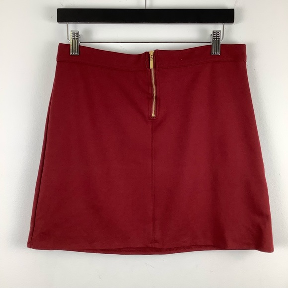 Simons Dresses & Skirts - Twik for Simons Ponte Knit Zipper Skirt in Red